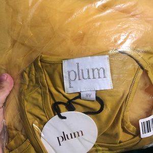 Plum mustard 8y tutu dress